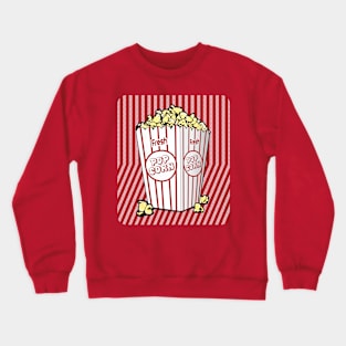 Pop Art Popcorn Crewneck Sweatshirt